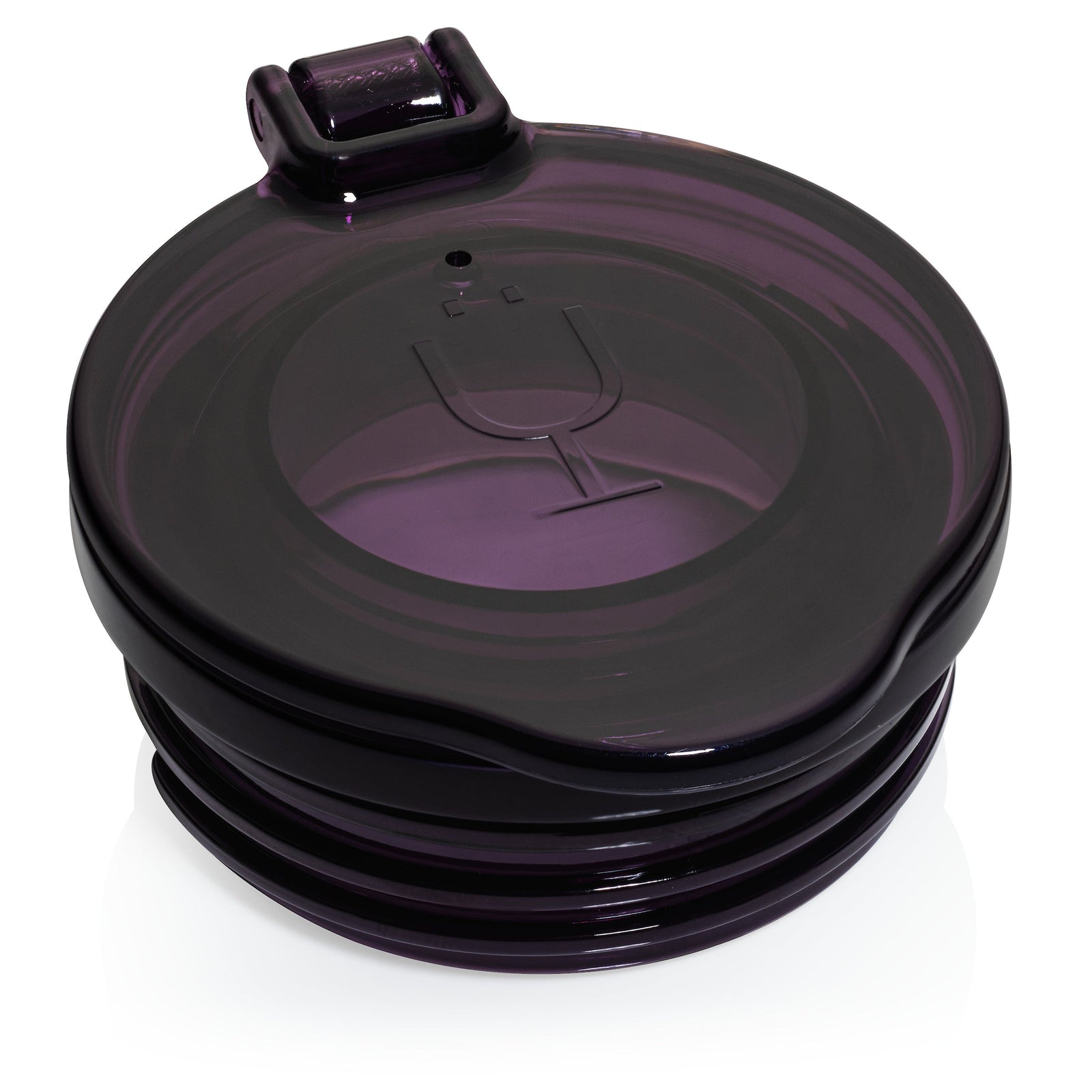 Champagne Flute Replacement Lids | (Clear, Purple & Black) - Easy Replace