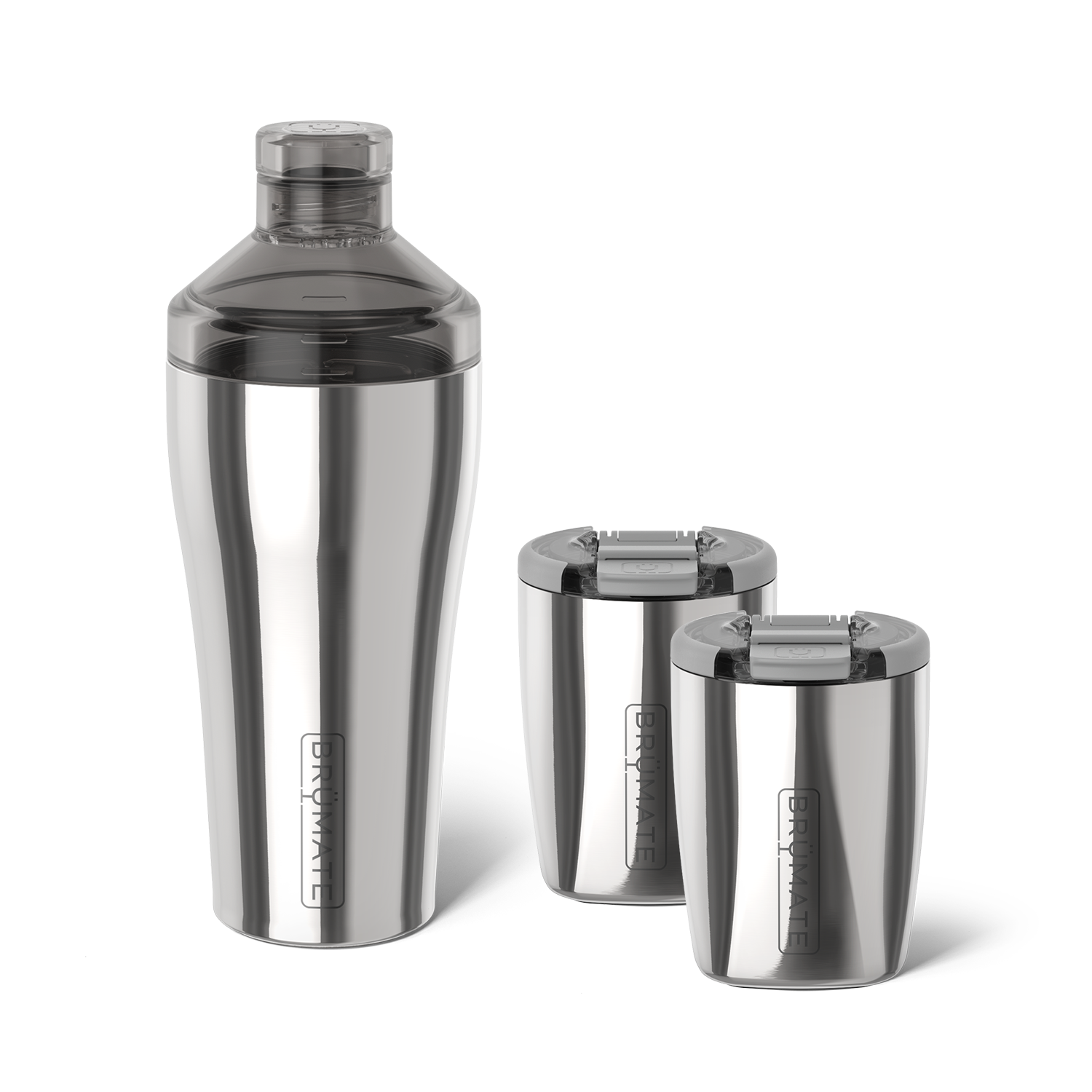 Cocktail Shaker + Rocks Bundle | Polished Stainless | 22/12oz - Simple Refresh