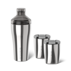 Cocktail Shaker + Rocks Bundle | Polished Stainless | 22/12oz - Simple Refresh