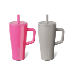 Era 20oz Bundle | Mocha & Neon Pink - Easy Care