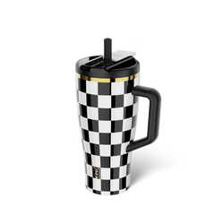 Era Flip 30oz | Black & White Checker - Easy Care