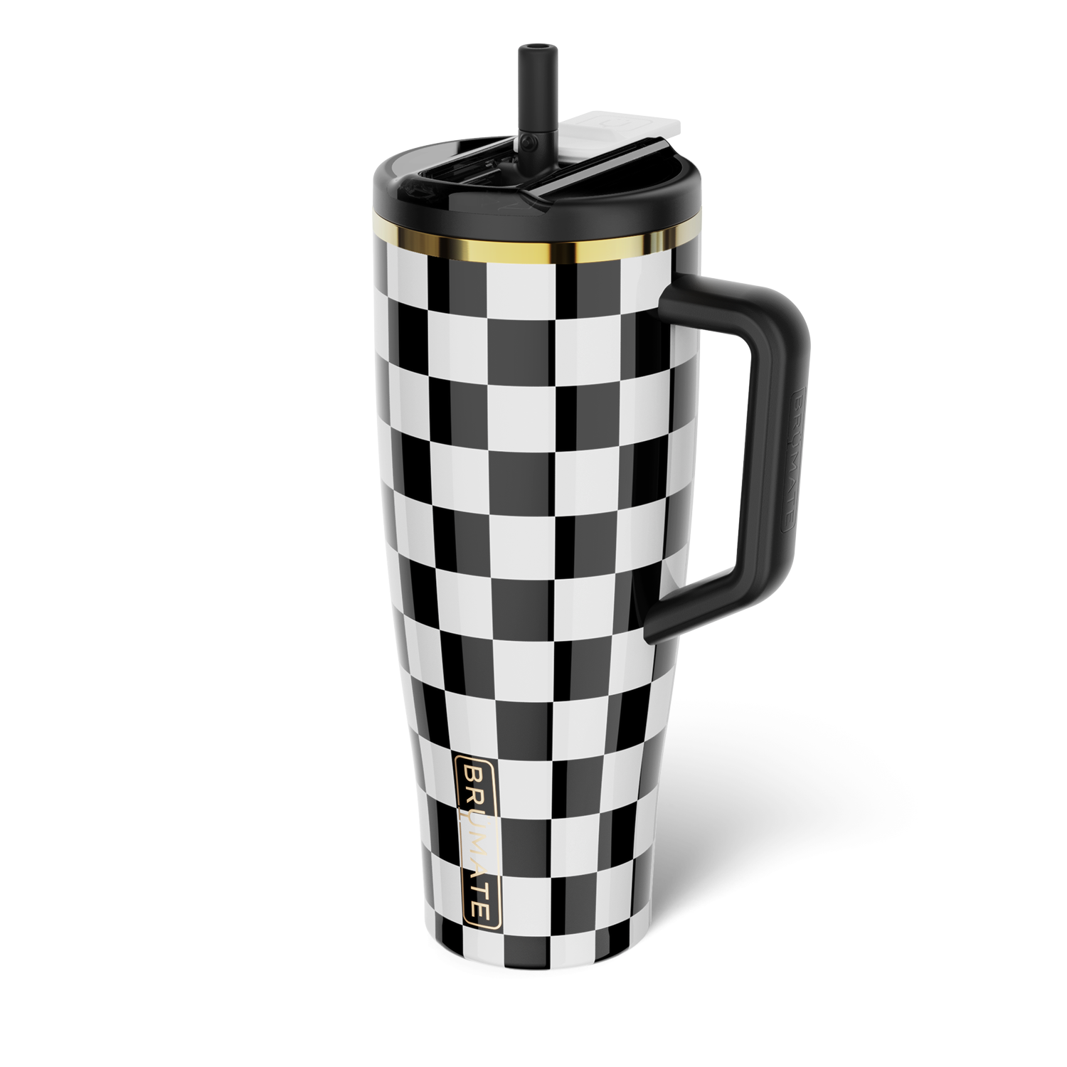 Era Flip 40oz | Black & White Checker - Easy Care