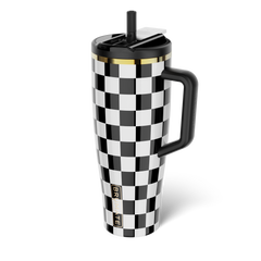 Era Flip 40oz | Black & White Checker - Easy Care
