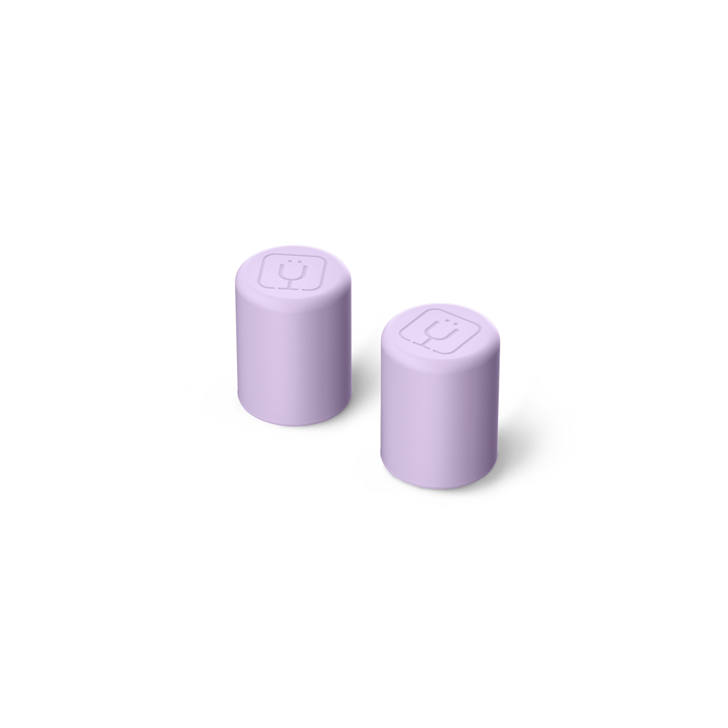Magnetic Straw Cover | Lavender | 2-Pack - Secure Seal