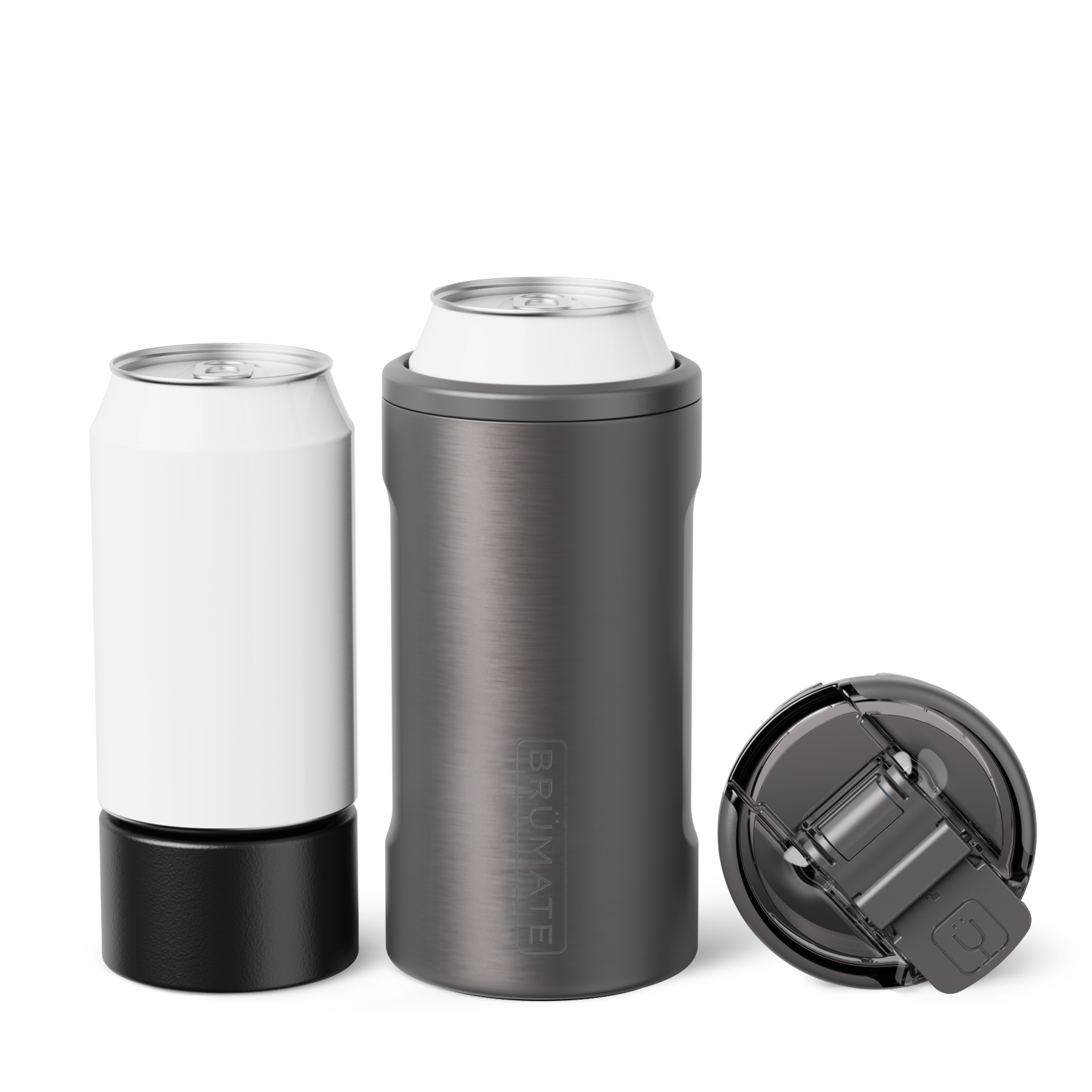 Hopsulator Trio | Black Stainless | 12/16oz Standard Cans - Simple Refresh