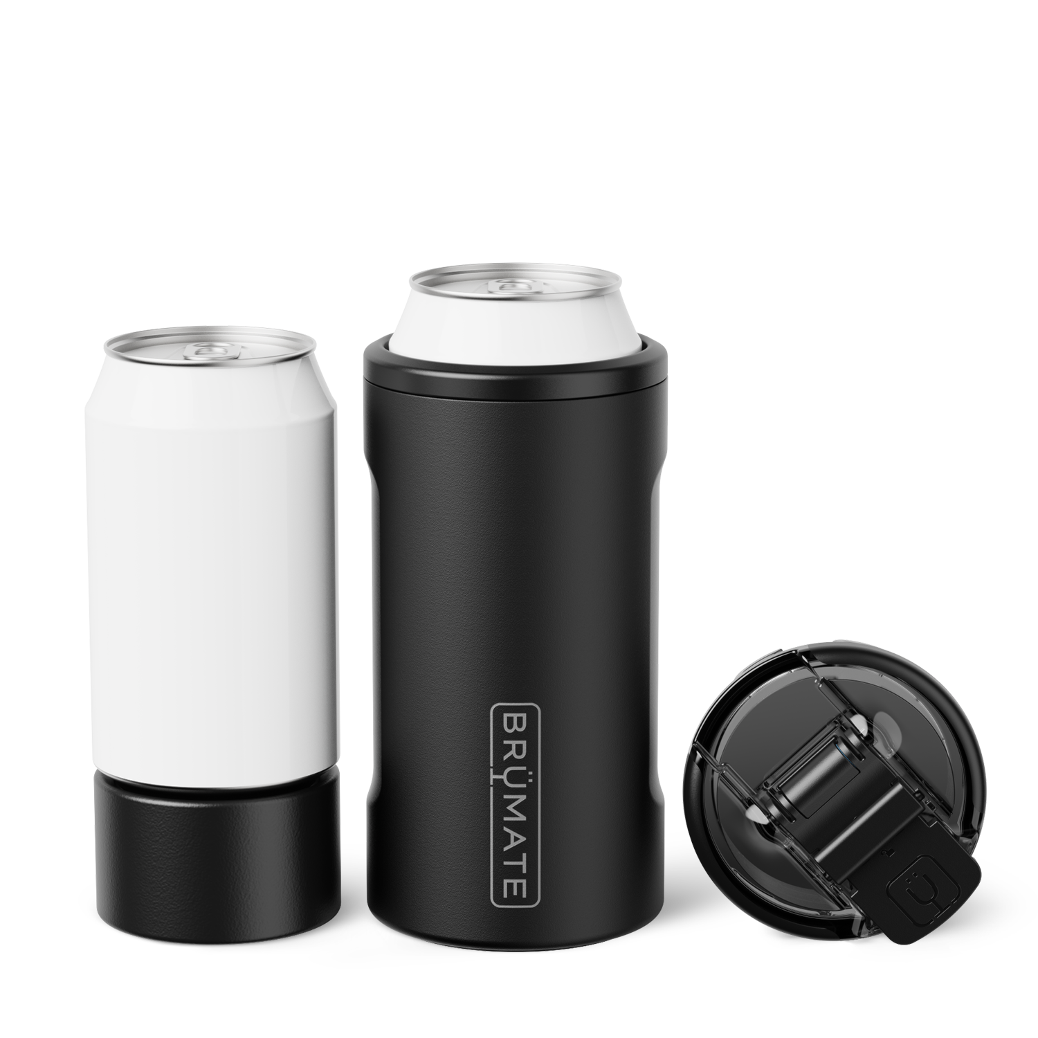 Hopsulator Trio | Matte Black | 12/16oz Standard Cans - Simple Refresh