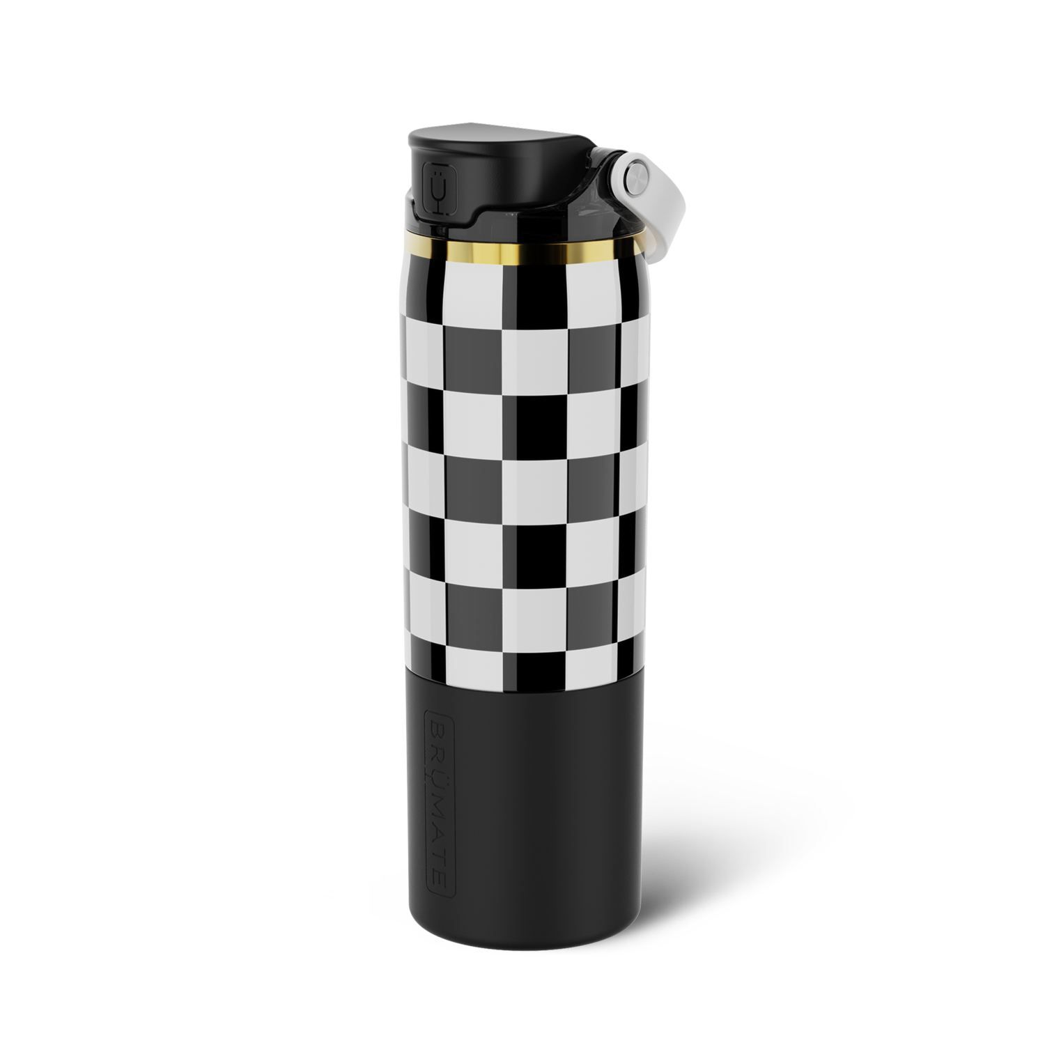 Rise 25oz | Black & White Checker - Easy Care