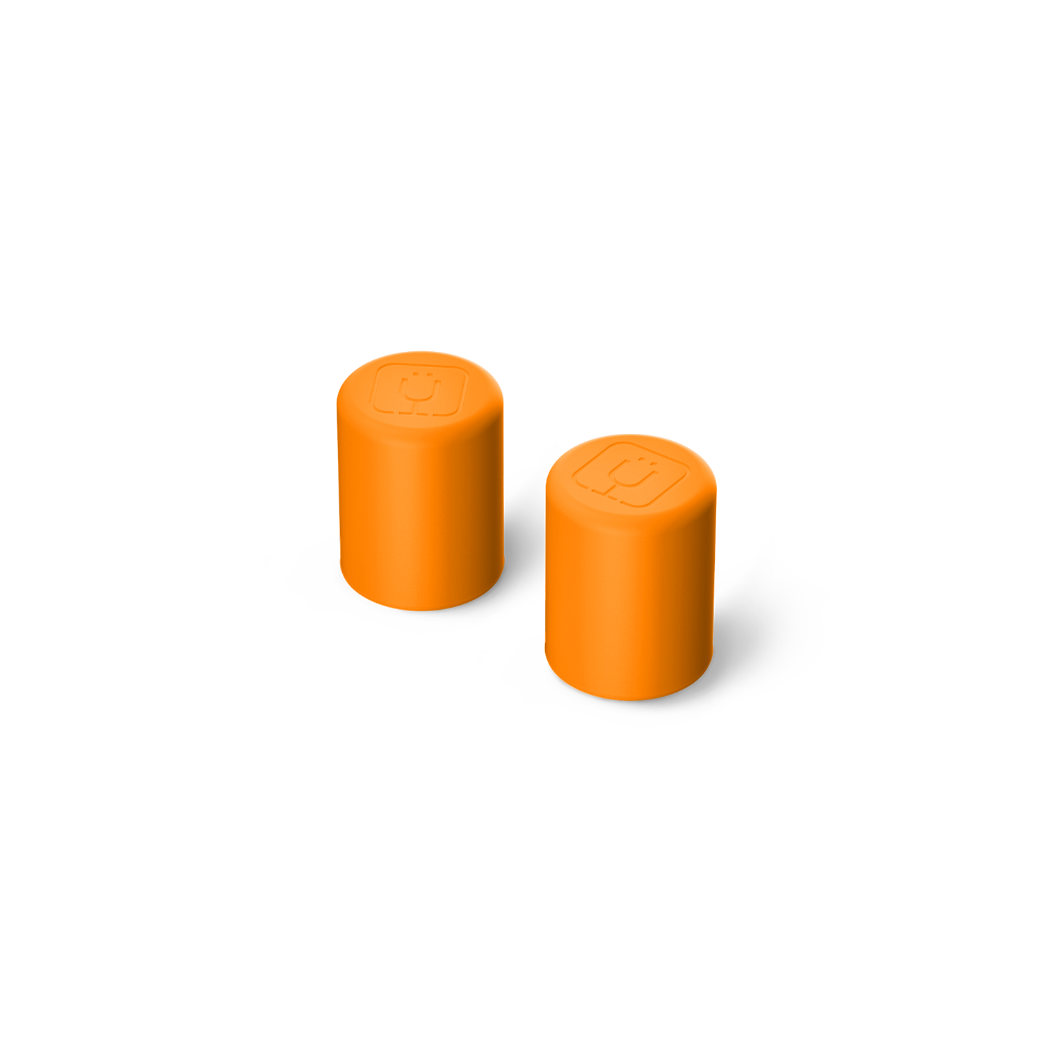 Magnetic Straw Cover | Clementine | 2-Pack - Clean Pour