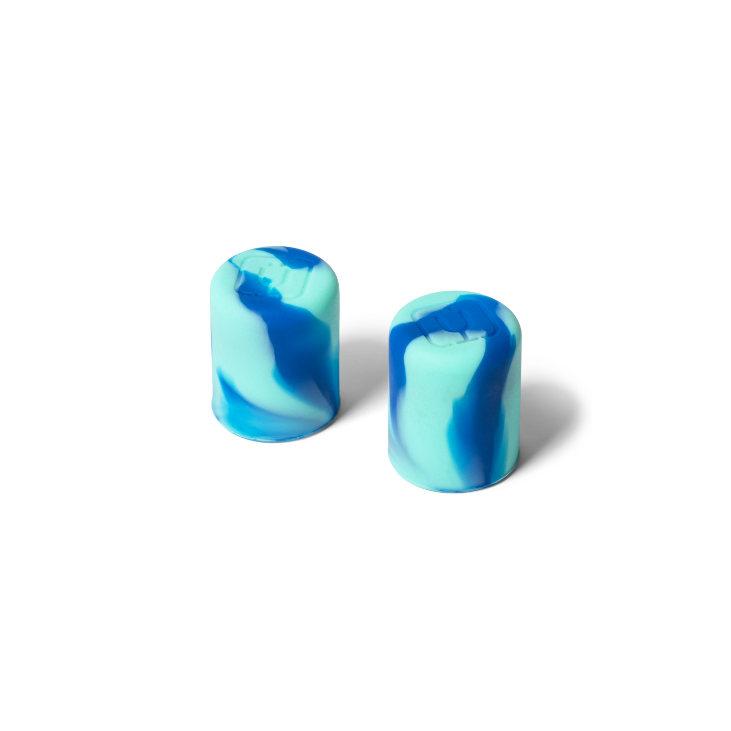 Magnetic Straw Cover | Ocean Swirl | 2-Pack - Quick Replace