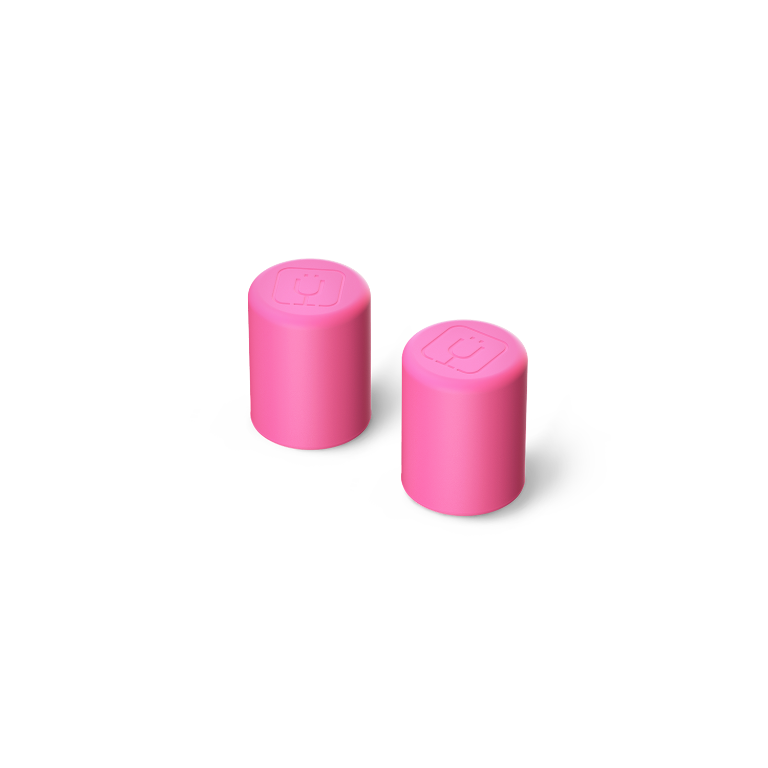 Magnetic Straw Cover | Neon Pink | 2-Pack - Clean Pour