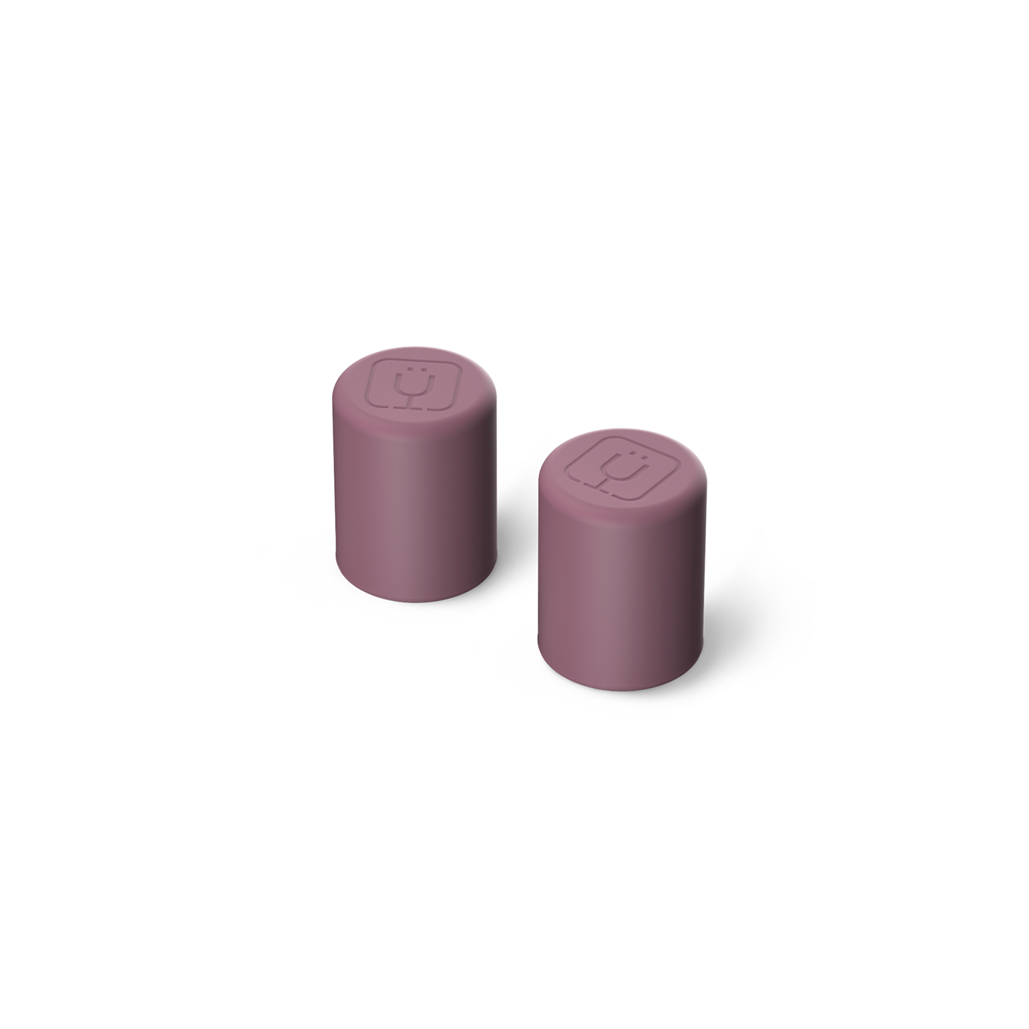 Magnetic Straw Cover | Rose Taupe | 2-Pack - Easy Replace