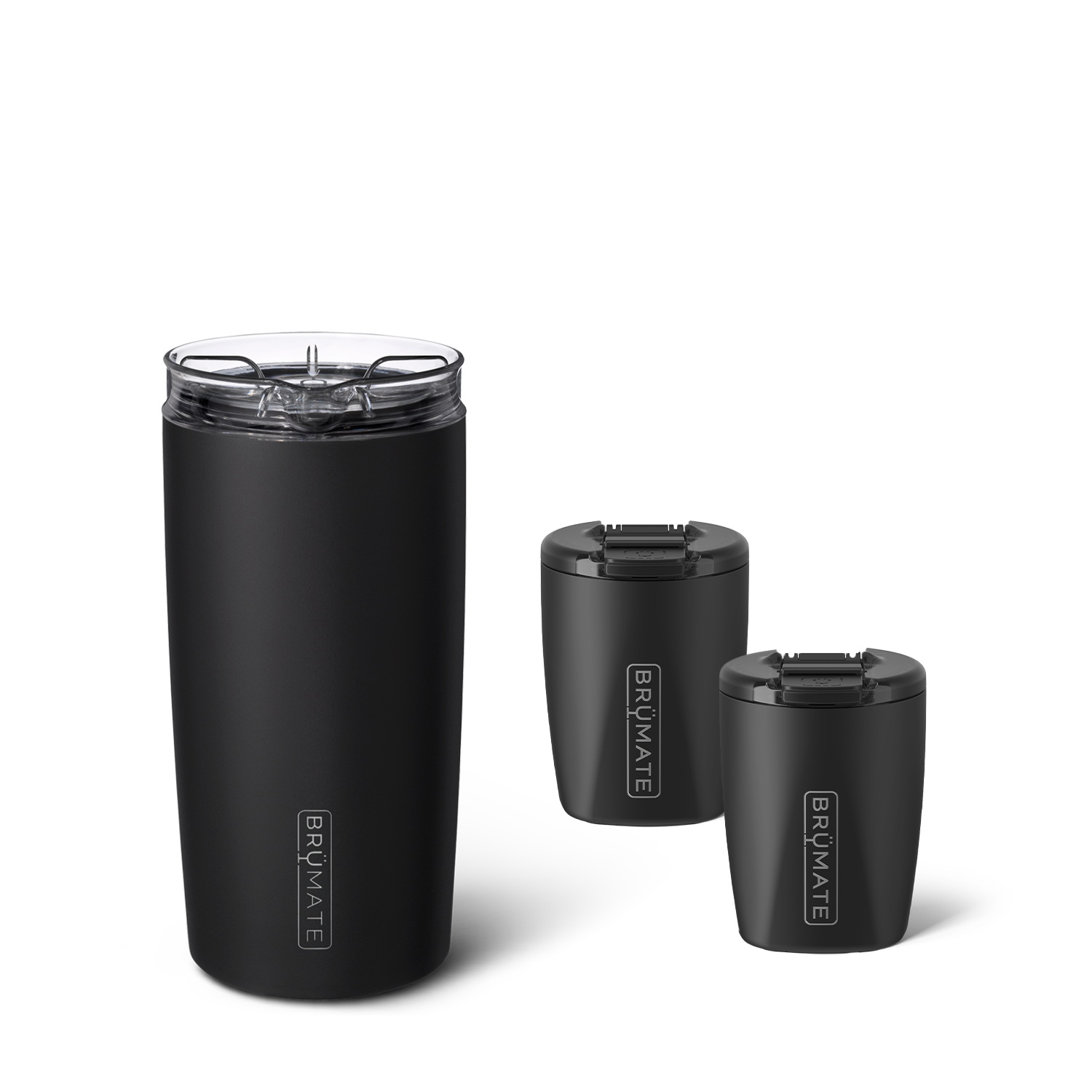 On The Rocks Bundle | Matte Black | 49/12oz - Easy Care