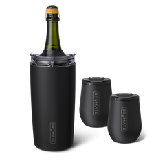 Bottle Chiller Bundle | Matte Black | 49/14oz - Clean Choice