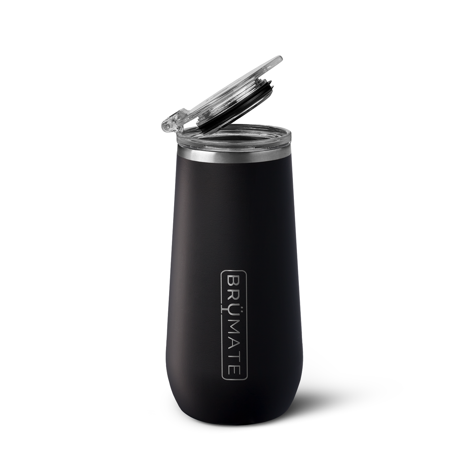 Champagne Flute | Matte Black | 12oz - Ready Care