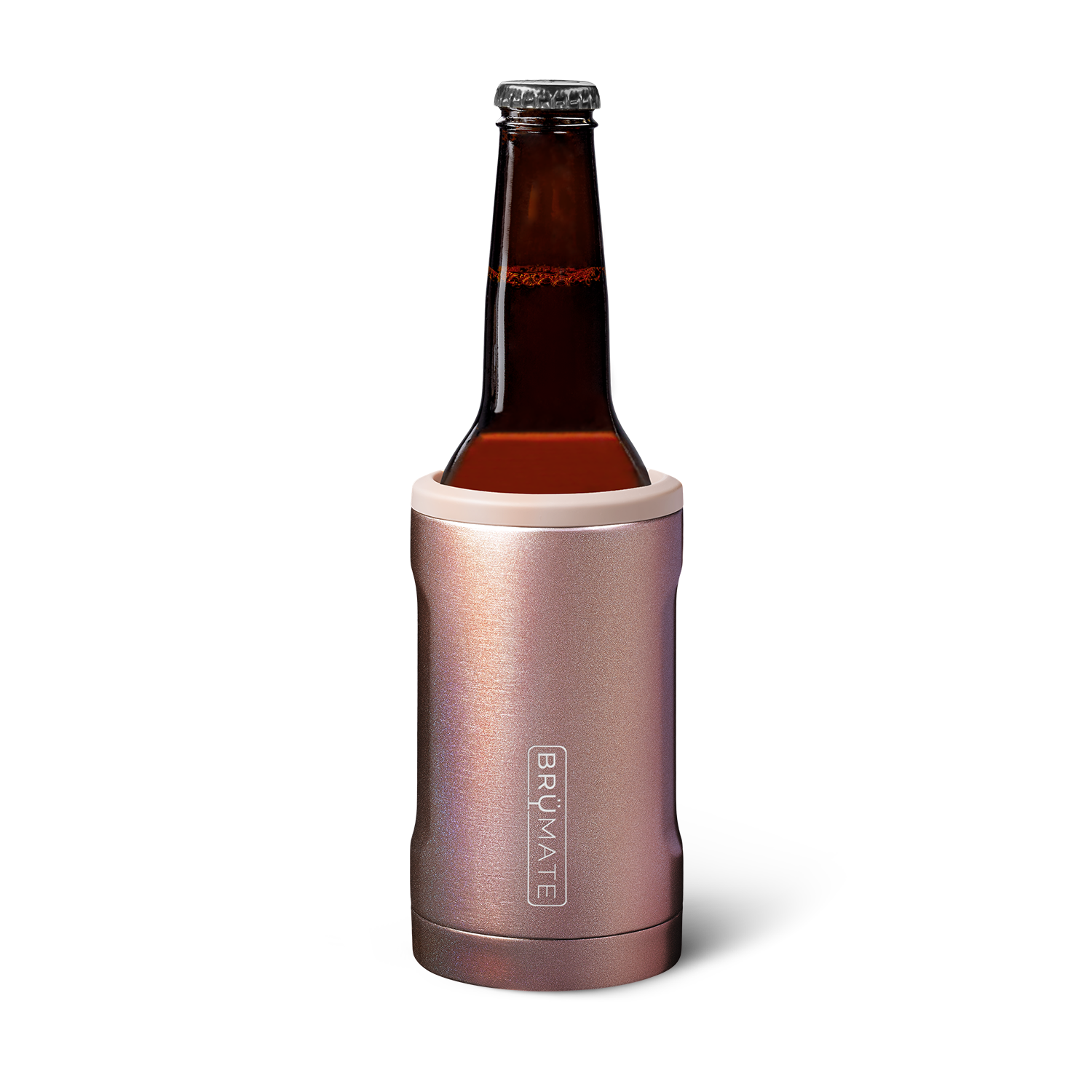 Hopsulator Bott'l | Glitter Rose Gold | 12oz Bottles - Pack And Go
