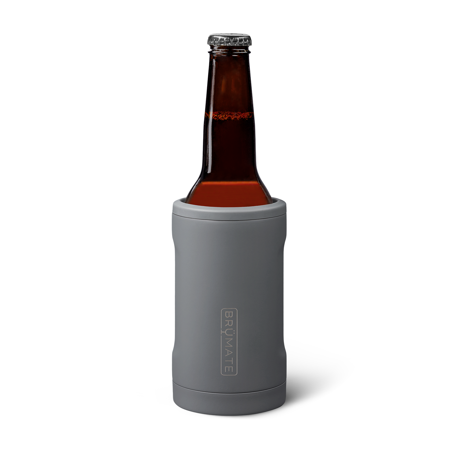 Hopsulator Bott'l | Matte Gray | 12oz Bottles - Fresh Pack