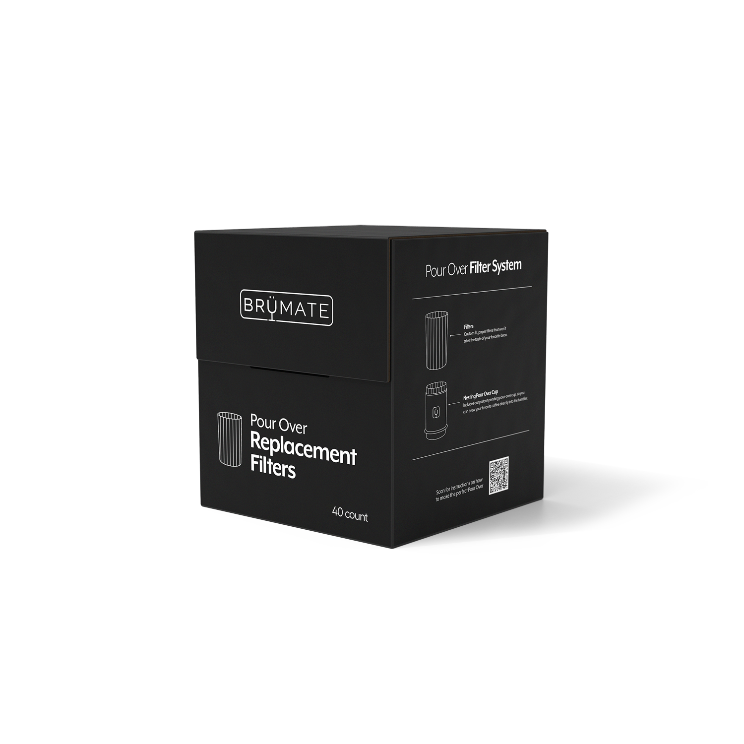 Pour Over Replacement Filters | Set of 40 - Quick Replace